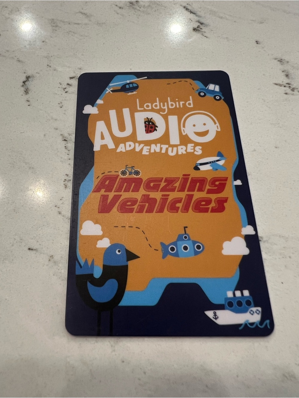 Ladybird Audio Adventures "Amazing Vehicles" Yoto card